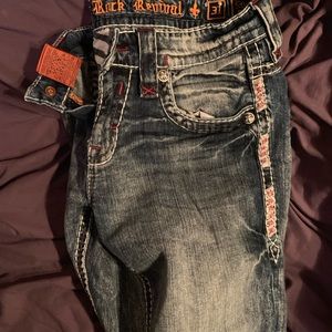 Men’s rock revival jeans